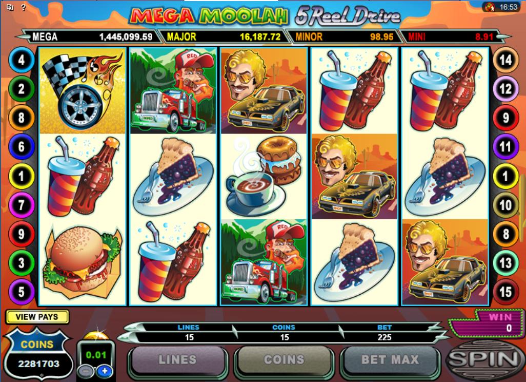 Mega Moolah Slot screenshot